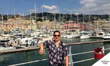 Eu e America Chip pelo mundo